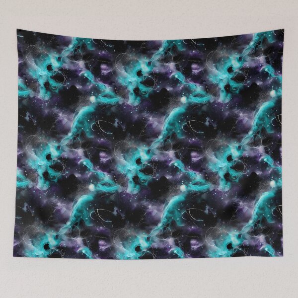 Item preview, Cosmic Galaxy Nebula Space Seamless Pattern 07 designed and sold by The Design Asset Station.