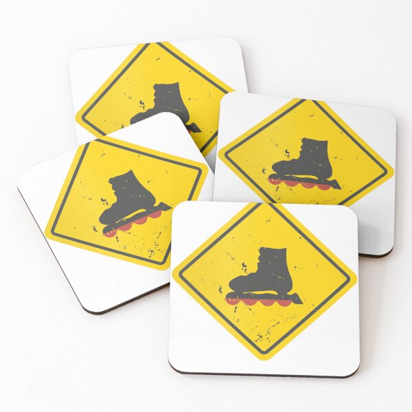 Item preview, Roller Skate Warning Sign designed and sold by Artful-inks.