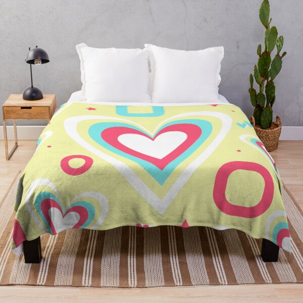 Item preview, Retro y2k groovy heart pattern background with colorful vibrant shapes illustration designed and sold by showoffmarket.