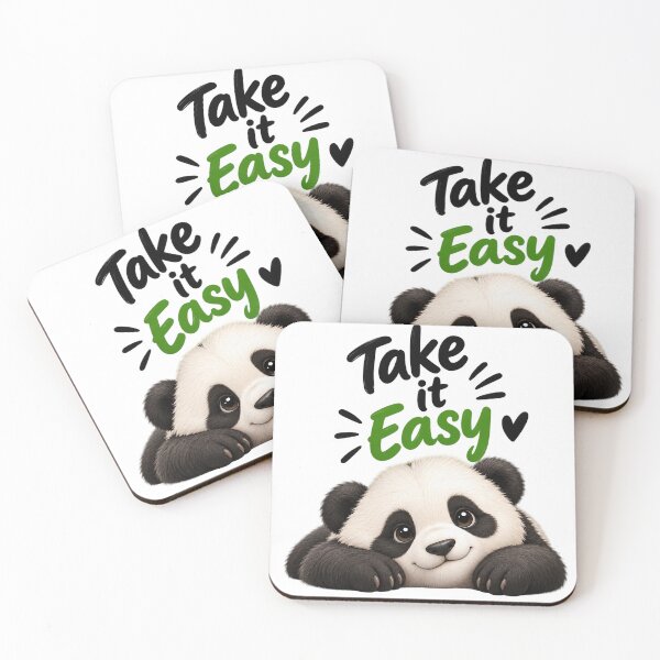 Item preview, Cute Panda Take It Easy – Relaxing Kawaii Animal Art designed and sold by Vayro cartoons.
