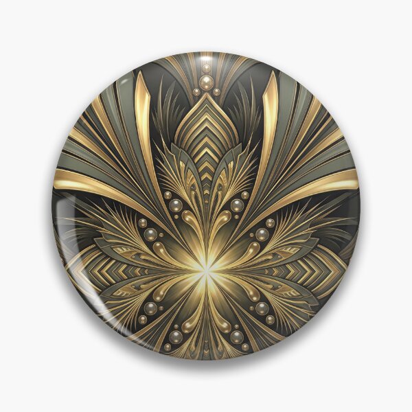 Item preview, Art Deco Gilded Mandala  designed and sold by Frackxion.