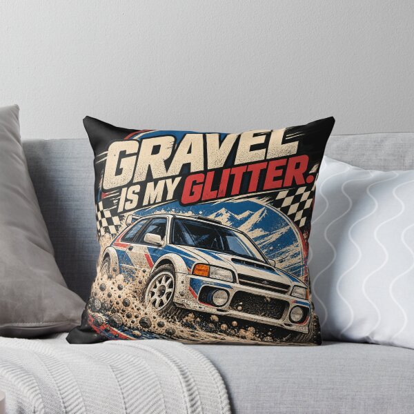 Item preview, Gravel Is My Glitter Vintage Japanese Rally Car Art designed and sold by THAT-ONE-TEE.