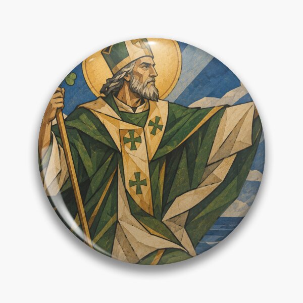 Artikelvorschau, Der heilige Patrick von Irland – Epische sakrale Kunst entworfen und verkauft von Iknu art.