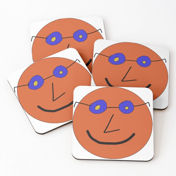 Item preview, Orange Smiley Face | Retro Happy Face Design designed and sold by Peaceful Lotus Home Design.