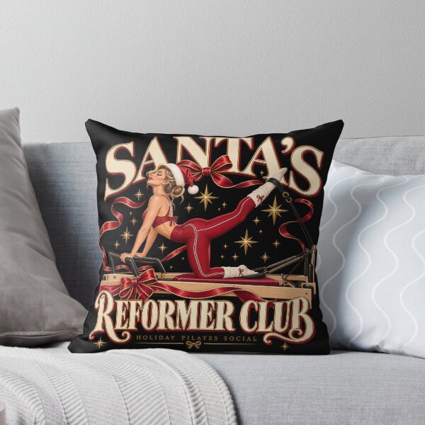 Item preview, Santa's Reformer Club – Christmas Pilates Girl Holiday Workout designed and sold by JanuszJarowicz.