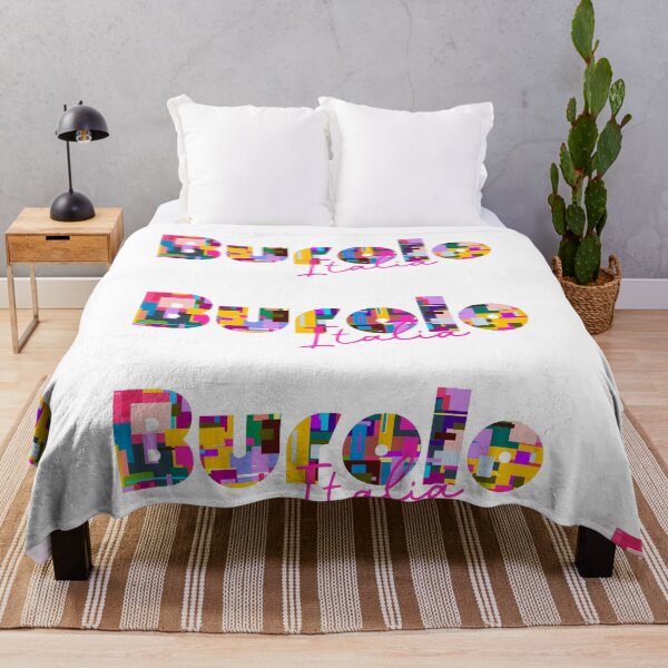 Item preview, Burolo, Torino, Italy, Italia, colorful typography design for travellers designed and sold by Wanderful-roads.
