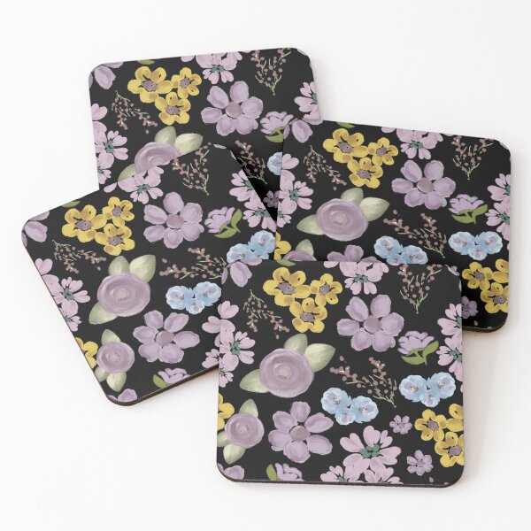 Item preview, Aesthetic Obsidian Lavender Seamless Pattern designed and sold by ​Jyoti Digital Artist.