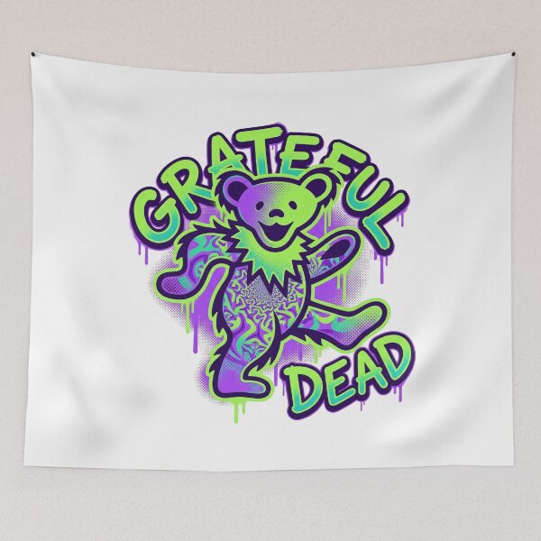Item preview, Graffiti Neon Dancing Bear Psychedelic Rock Street Art designed and sold by veyraatelier.