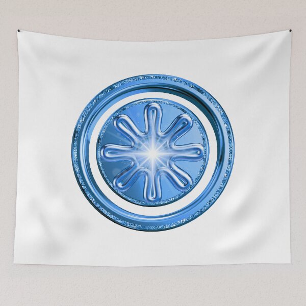 Item preview, Sapphire Royal Blue Starburst Luxury 3D Art designed and sold by MinimalAurashop.