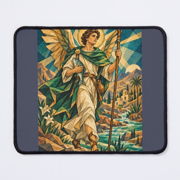 Item preview, Saint Raphael the Archangel - Epic Sacred Art designed and sold by Iknu art.