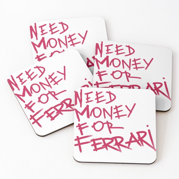 Item preview,  Need money for ferrari designed and sold by Tanya Zevallos.