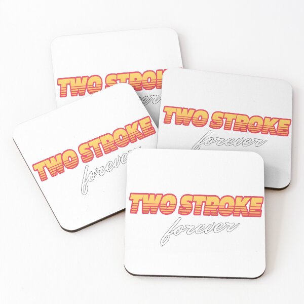 Item preview, Two Stroke Forever Retro 80s Lettering designed and sold by YZKDesign.