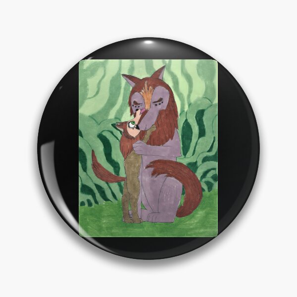 Item preview, Lovingly Embracing Fox Wolves Artwork designed and sold by elijbclaude.