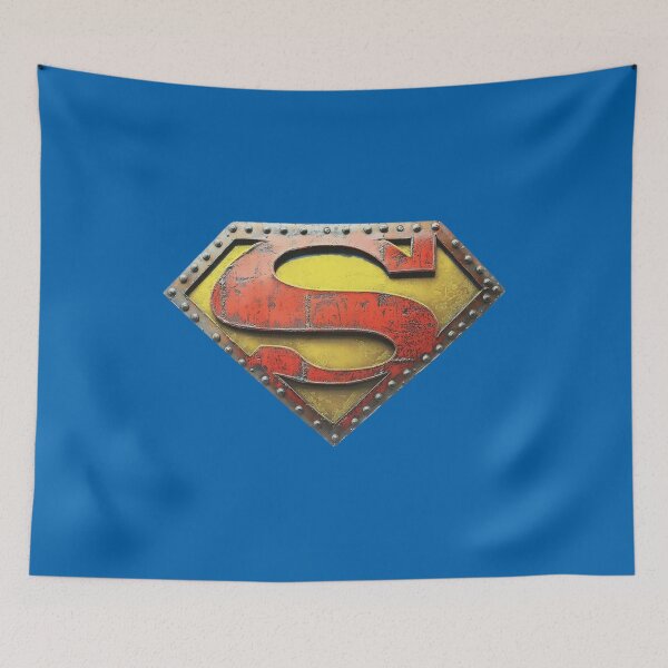Item preview, Superman logo embossed metal  designed and sold by Mad Apparel.