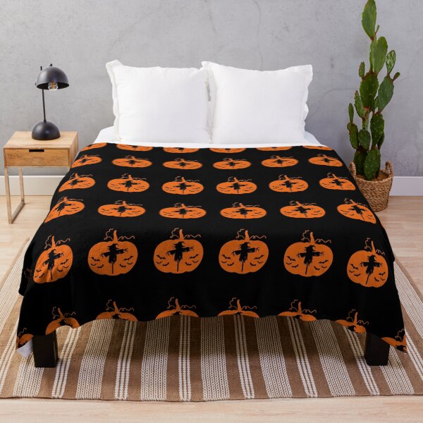 Item preview, Creepy scarecrow in pumpkin Halloween design designed and sold by ewicraft.