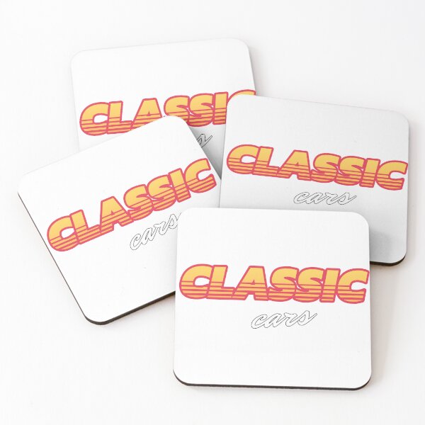 Item preview, Classic Cars Retro Lettering 80s designed and sold by YZKDesign.