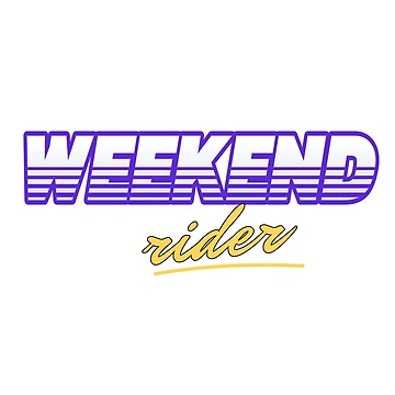 Artwork thumbnail, Weekend Rider Retro 80s Lettering by YZKDesign