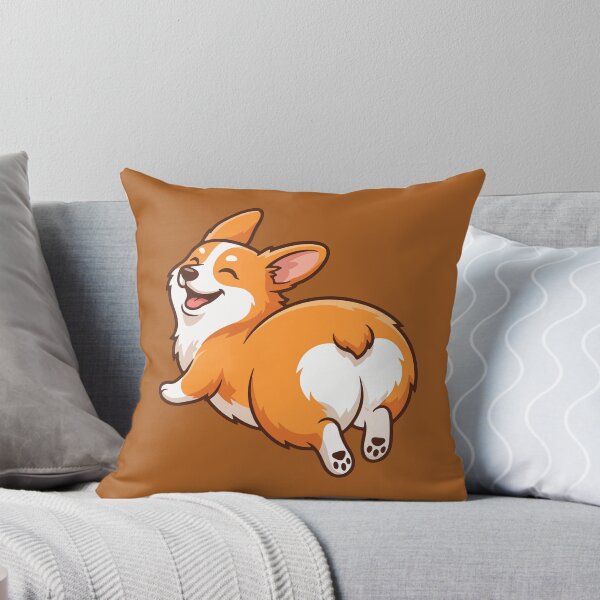 Item preview, Joyful Corgi Zoomies Cute Cartoon Dog Illustration designed and sold by AIG - Andrei Ilie Graphics.