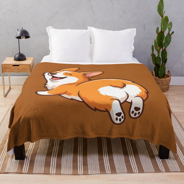 Item preview, Joyful Corgi Zoomies Cute Cartoon Dog Illustration designed and sold by AIG - Andrei Ilie Graphics.