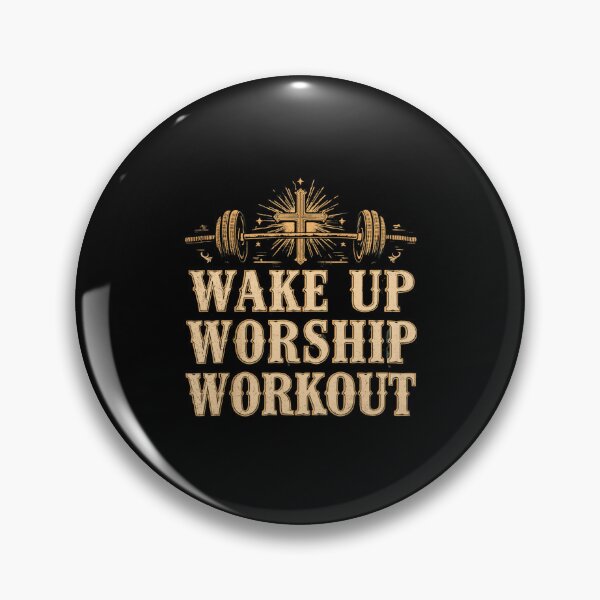 Item preview, Wake Up Worship Workout – Christian Fitness & Bodybuilding designed and sold by DyzioSupply.
