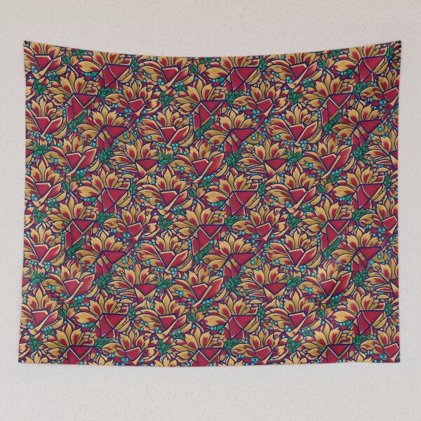 Item preview, Intricate Ornamental Mandala & Folk Floral Pattern 09 designed and sold by The Design Asset Station.