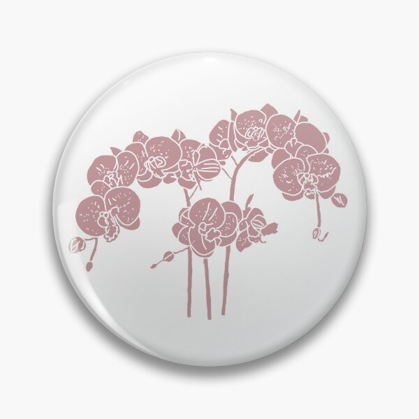 Item preview, Pink Mauve Orchid Minimalist Botanical Illustration designed and sold by  CharlottePorterArt.