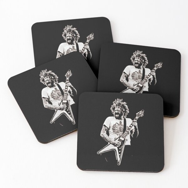 Item preview, Brent Hinds Playing Flying V Guitar Illustration designed and sold by elijbclaude.