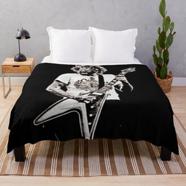 Item preview, Brent Hinds Playing Flying V Guitar Illustration designed and sold by elijbclaude.