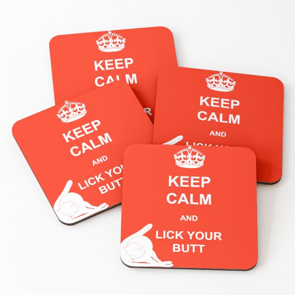 Item preview, Keep calm and lick your butt designed and sold by Lians-Designs.