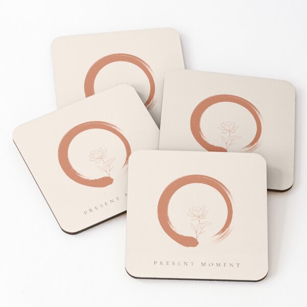 Item preview, Terracotta Enso Lotus Present Moment Mindful Art designed and sold by Living-Present.