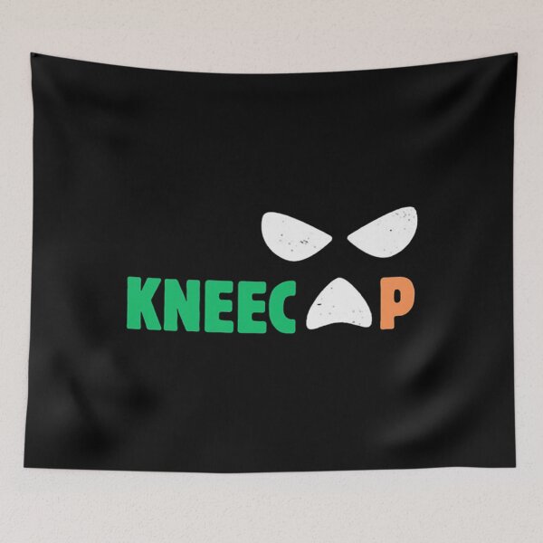 Item preview, 3 Kneecap Illustration with Green and Orange Letters designed and sold by elijbclaude.