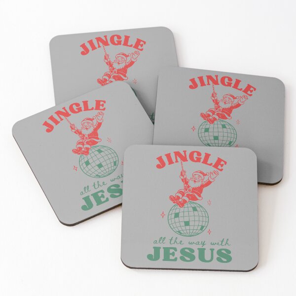 Item preview, Funny Christmas Vintage Santa Jingle All The Way With Jesus Cute Holiday Spirit Group designed and sold by Forevermore.