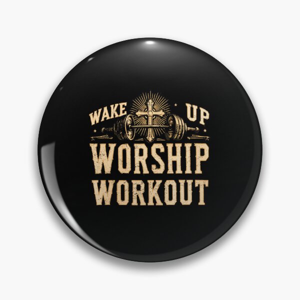 Item preview, Wake Up Worship Workout – Christian Fitness & Bodybuilding designed and sold by DyzioSupply.