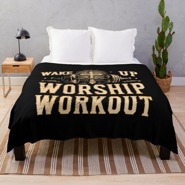 Item preview, Wake Up Worship Workout – Christian Fitness & Bodybuilding designed and sold by DyzioSupply.