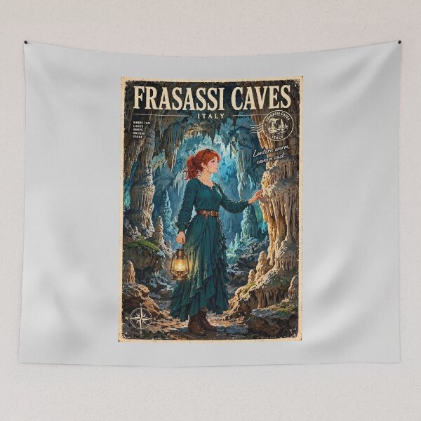 Item preview, Italy — Frasassi Caves — Beneath the Hidden Stone Cathedral designed and sold by DibujandoPorfa.