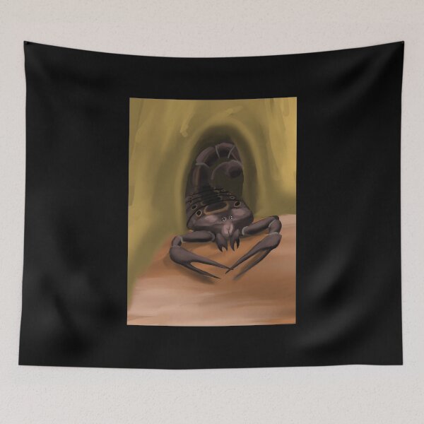 Item preview, Cute Cartoon Scorpion In Desert Burrow Illustration designed and sold by elijbclaude.