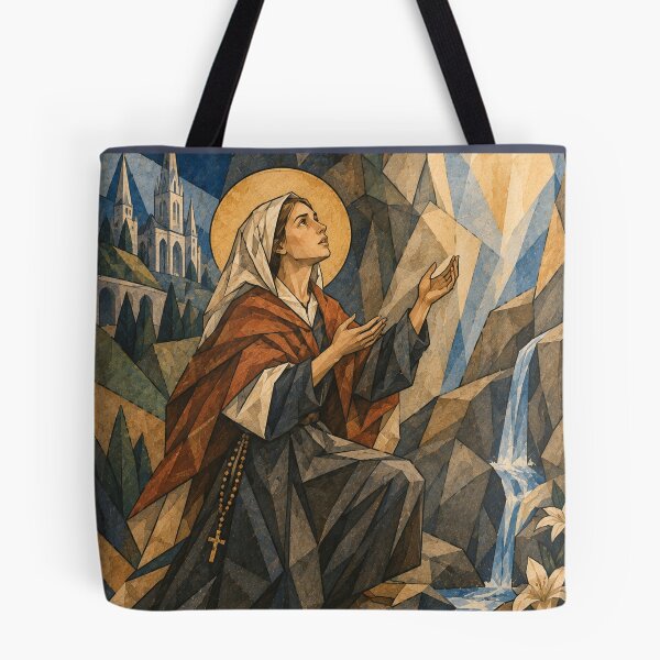 Item preview, Saint Bernadette Soubirous - Epic Sacred Art designed and sold by Iknu art.