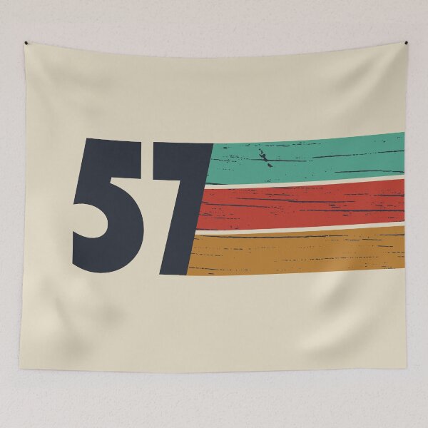 Item preview, Retro Born in 1957 Vintage 70th Birthday Gift designed and sold by Alexaltay.