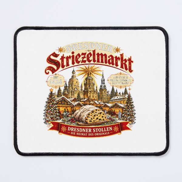 Item preview, Vintage Dresden Striezelmarkt Stollen Germany Christmas Market designed and sold by Maladies.