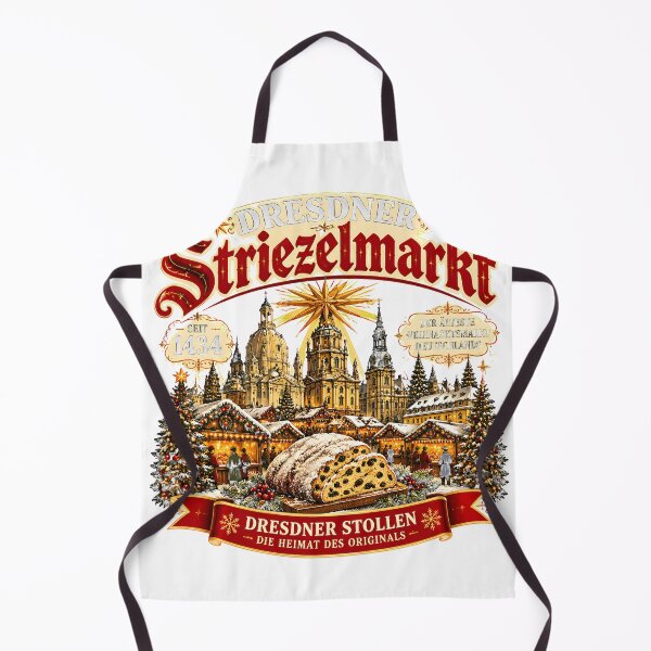 Item preview, Vintage Dresden Striezelmarkt Stollen Germany Christmas Market designed and sold by Maladies.