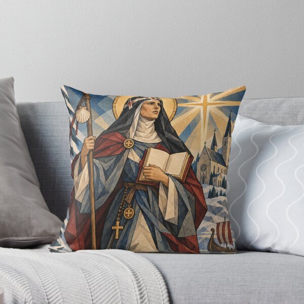 Item preview, Saint Bridget of Sweden - Epic Sacred Art designed and sold by Iknu art.
