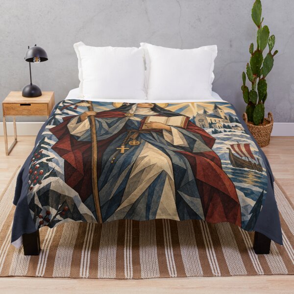 Item preview, Saint Bridget of Sweden - Epic Sacred Art designed and sold by Iknu art.
