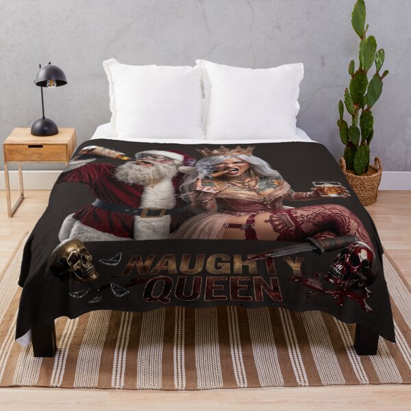 Item preview, Naughty Queen Whiskey Cigar Couple Girl designed and sold by Voodoo Store Paranormal Collections.