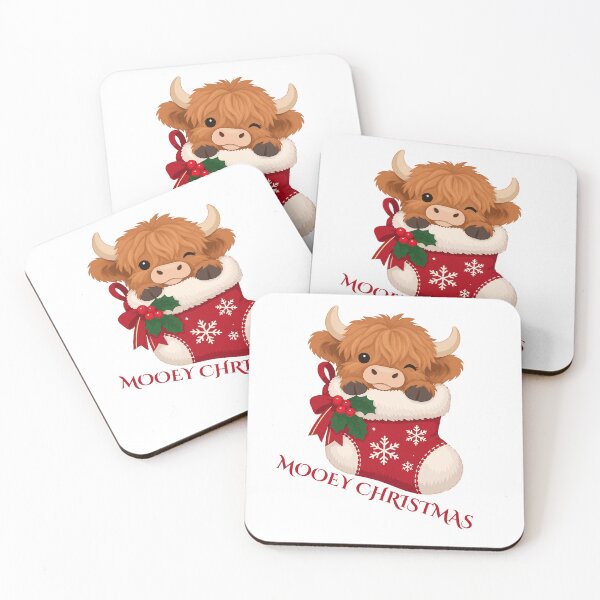 Item preview, Mooey Christmas | Cute Cow Christmas Pun designed and sold by PrintyRelatable.