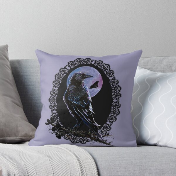 Item preview, Moonlit Raven Lace Gothic Art designed and sold by ArtistsAtticWI.
