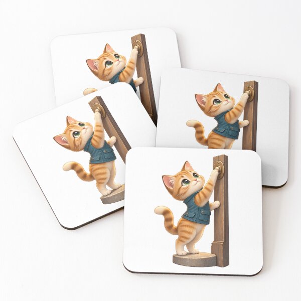 Item preview, Cat Testing a Doorbell designed and sold by GoverArt.