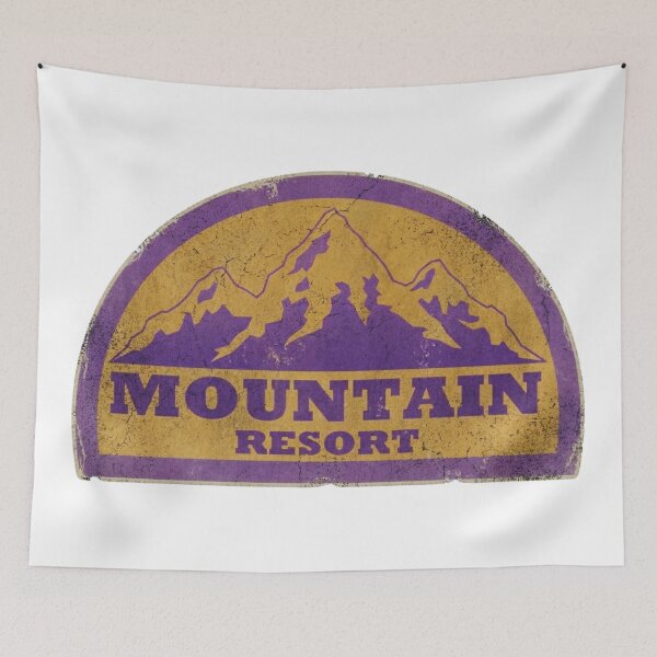 Item preview, Vintage Mountain Resort Retro Badge  designed and sold by GabeMountainArt.