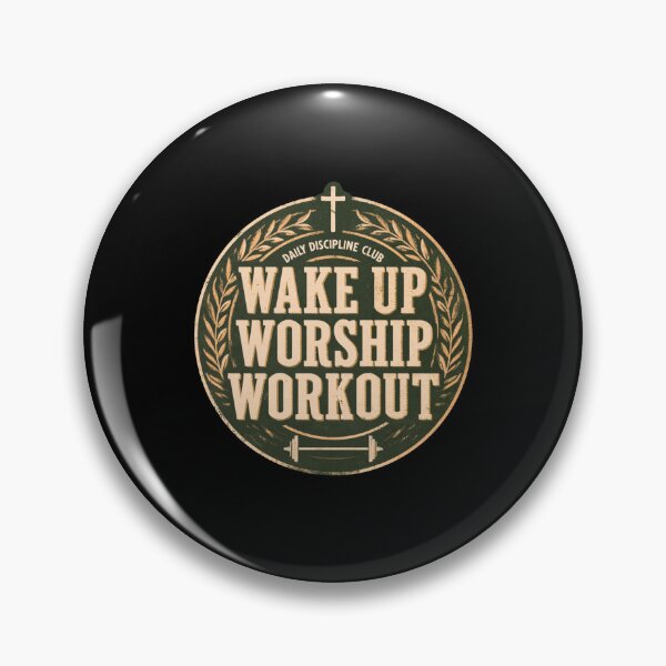 Item preview, Wake Up Worship Workout – Christian Fitness & Bodybuilding designed and sold by DyzioSupply.