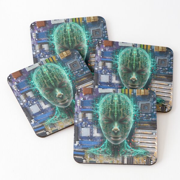 Item preview, Artificial Intelligence Artwork | Futuristic AI Digital Art designed and sold by Flowerone.