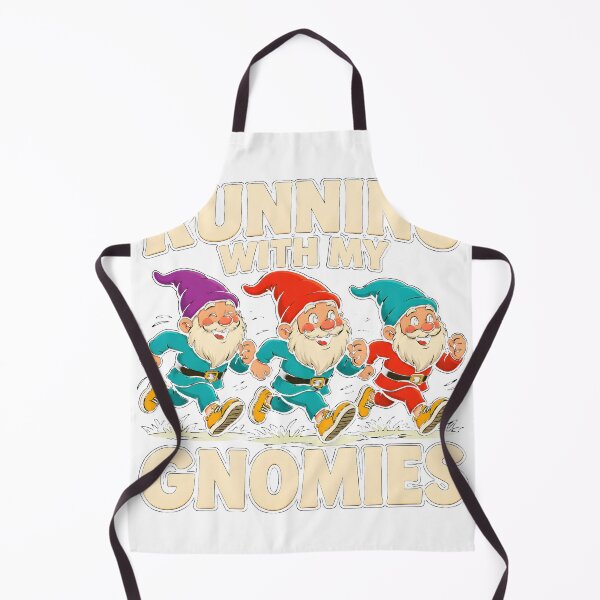 Item preview, Running With My Gnodies Funny Gnome Runner designed and sold by Maladies.